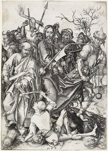 La captura de Cristo de Martin Schongauer